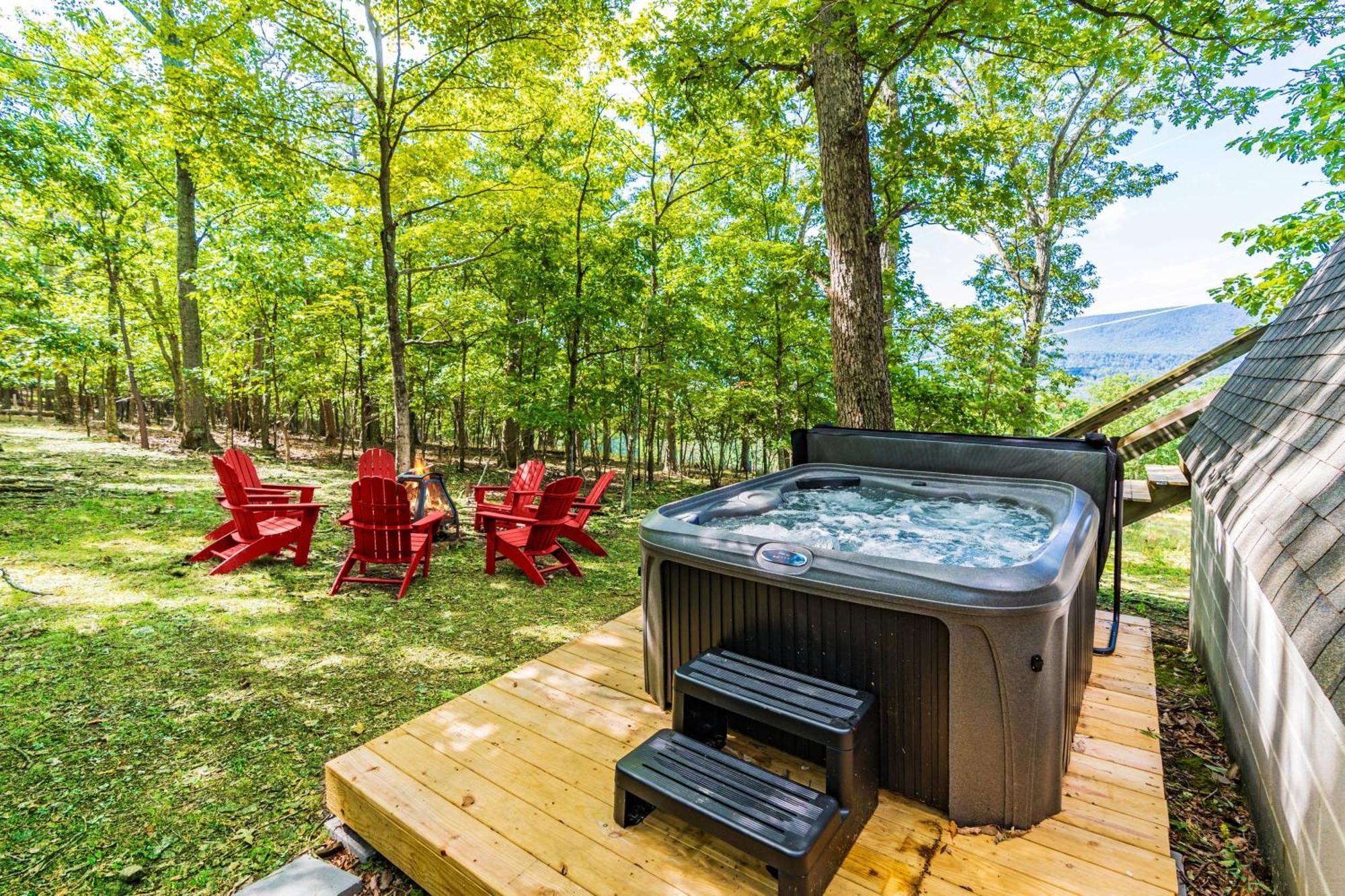 Вілла Great Views! A-Frame W Hot Tub, Grill & Fire Pit Morton Grove Екстер'єр фото